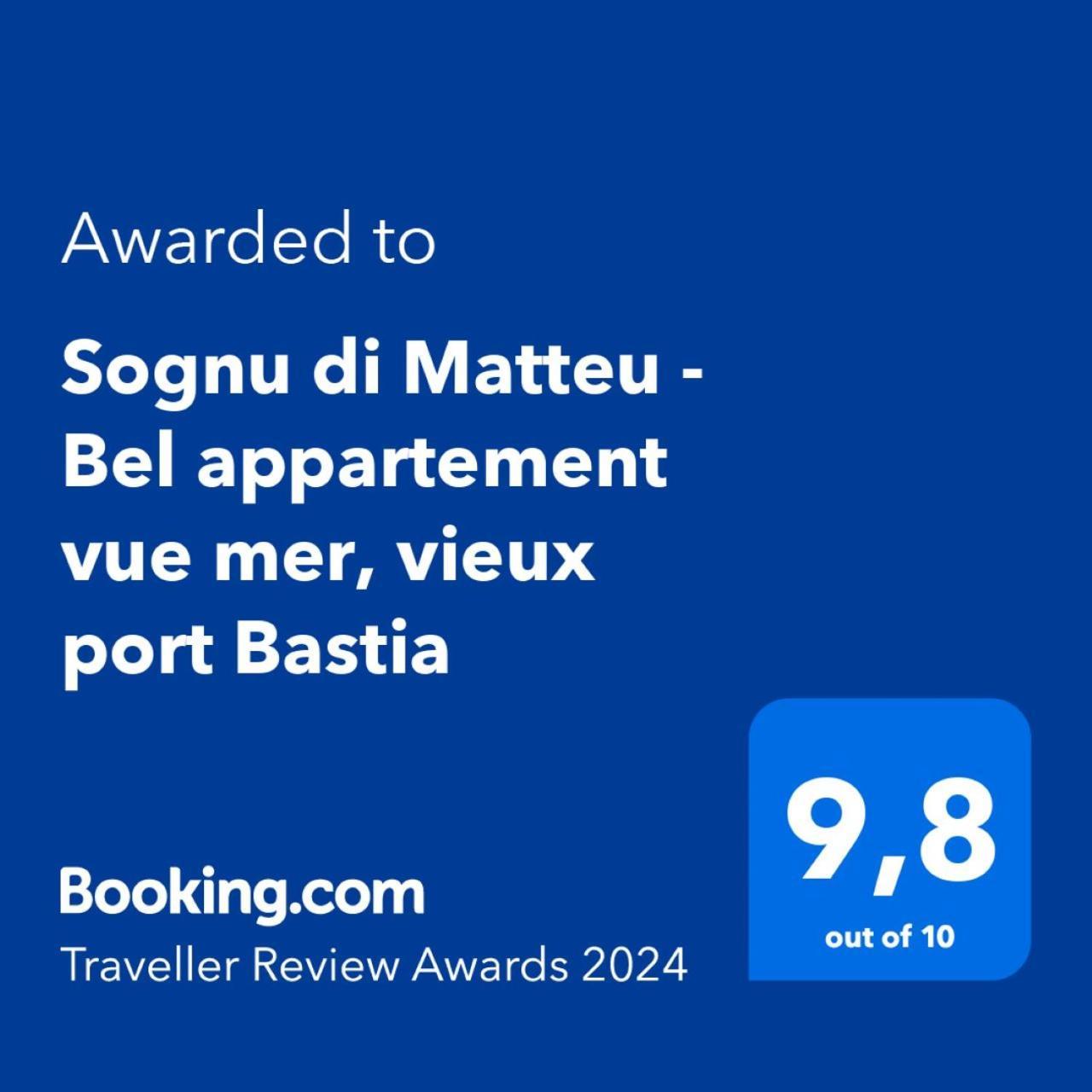 Sognu Di Matteu - Bel Appartement Entierement Climatise - Vue Mer, Vieux Port Bastia Bastia  Exterior foto